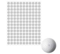 0.25" Golf Ball Stickers, Golf Dotz for Golfs Balls, 154 Dots Silver Reflective Dot Stickers, High-Reflective Glass Bead Dots for GolfMonitor, High-Speed Camera, Golfs Ball and Club Tracking