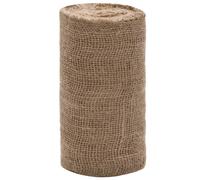 (0.25 x 100 m) vidaXL Jute Roll Burlap Ribbon Natural Hessian Ribbon Roll 100% Jute 200 gsm