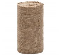 (0.25 x 5 m) vidaXL Jute Roll Burlap Ribbon Natural Hessian Ribbon Roll 100% Jute 200 gsm