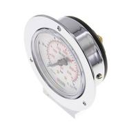 0..250 Bar (0..3626 psi) Panel Mount Pressure Gauge Steel/Brass 63 mm Class 2.5 (Front Panel)