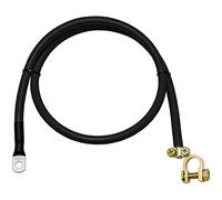 0,25m Battery Cable Ground Cable 50mm² Black Crimping Lug M8 Pole Terminal 25cm