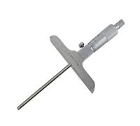 0-25mm 0-50mm 0-100mm 0-150mm Xibei Depth Micrometer 0.01mm Depth Micrometer Gauge With Rods Depth Caliper Measuring Tools(0-50mm)