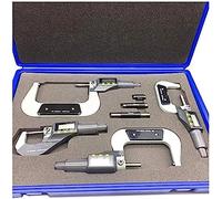 0-25mm 25-50mm 50-75mm 75-100mm Electronic Outside Micrometer 0.001 Mm Digital Micrometer Gauge Meter Micrometers Measuring Tool Digital Micrometer,4pcs Set,YUYANAIAI