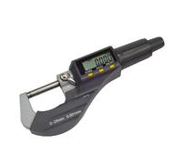 0-25mm Micron Digital Outside Micrometer Electronic Micrometer Caliper Gauge 0.001mm Digital Gauge Measuring Tools(15mm)
