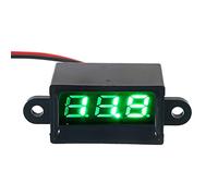 0.28" DC 3.5-30V Mini Digital LED Voltmeter with Reverse Polarity Protection, Waterproof, Dustproof, Drop Resistant for Measuring the Car Voltage (Green)