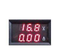 0.28" Mini Digital Voltmeter Ammeter DC 100V 10A 50A 100A Panel Amp Volt Voltage Current Meter Tester Dual LED Display 3 Bit(Blue Green 10A)