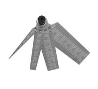 0-29mm Portable Welding Taper Gauge Gage Set Depth Ruler Hole Inspection Stainless Steel Wood Working Tool High Accuracy Digital Vernier Caliper Length Conversion Measure Ruler Electronic Calliper