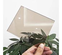 0.2cm Thick Sheet PVC Panels for Outdoor Use Acrylic Gardening Panel for Agriculture Gray 5.1x19.7ft (155x600cm) - & Weather-Resistant