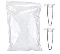 0.2ml Microcentrifuge Tubes 1000 Pieces, EO Sterilized Plastic Small Vials with Caps for Sample Storage Without Leakage