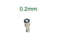 (0.2mm) 10 PCS Quick Slip Lock Nozzle 0.1mm-0.6mm Fogging Spray Sprinkler Misting Garden Nozzle for 6mm Quick Connector