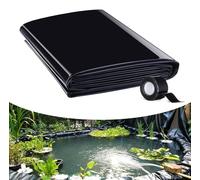 0.2mm Thick Black Pond Liner - 4x10m Heavy Du Waterproof Memb for Fish Po, Fountains, Water Features, and Waterfalls - Ultimate Protect & Lonvi for tic Life
