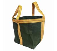 0.3-2T Cargo Lifting Net - Reusable Polyester Lift Bag, Weaving Sail Ton Bags For Crane Platform Forklift, Dock Safety Anti-tear Strong Load Bearing Bag(80X80X90CM/Load 1t)