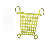 0.3-3.5T Cargo Lifting Net - Cargo Sling Net, Tear Resistant Cargo Sling Hanging, Flat Nylon Hoisting Bag, For Construction Rigging Moving Towing Work Gear(4 X 4M/Mesh 15cm/Load 2.5t)
