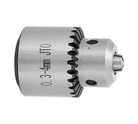 0.3-4mm JT0 Mini Drill Chuck Adapter, Stainless Steel Anti-Impact -Resistant Chuck with Key, for Electric Drill, Grinder