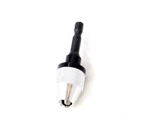 0.3-6.5mm Quick Change Hexagonal Handle Three Jaw Self Centering Twist Drill Chuck 0.3-3.6mm Electric Grinding Tool Set(0.3-6.5mm White)
