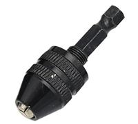 0.3-6.5mm Quick Change Hexagonal Handle Three Jaw Self Centering Twist Drill Chuck 0.3-3.6mm Electric Grinding Tool Set(0.3-3.6mm)