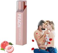 0.3 oz Peach Fragrance Roll-On, Women's Roll-On Fragrance Oil, Travel Size, Unisex, Alcohol-Free, Hypoallergenic, 0.3 oz / 9 ml