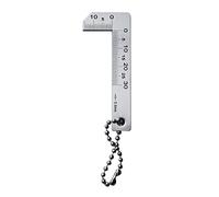 0-30mm Chamfer Gauge Stainless Chamfered Ruler 0.5mm Scale 0.25mm Accuracy for Glass Processing Mechanical Manufacturing