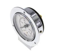 0..315 Bar (0..4569 psi) Panel Mount Pressure Gauge Steel/Brass 63 mm Class 2.5 (Front Panel)