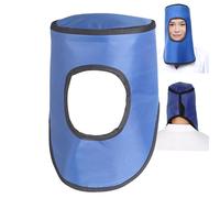0.35 Mmpb/0.5 Mmpb X-ray Lead Apron Lead Cap, X-ray Shield Full Head and Thyroid Radiological Protection One-Piece Lead Hat, for Dental, Veterinary Clinics, Operating Rooms,0.5mmpb