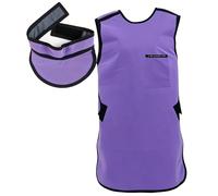 0.35mmpb X-ray Lead Apron with Thyroid Shield Collar Adjustable Radiation Protection Lead Clothing Set for Dental Lab(Medium)