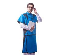 0.35mmPb0.5mmPb Lead Apron SetLightweightX-ray ShieldFull-body Lead Protective Suit for Medical and Dental Use Medical clothing(0.5 Mmpb,XXL)