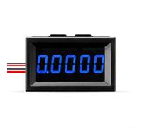 0.36-Inch 5-Digit DC Digital Ammeter, 0-3A LED Current Meter, 4-Wire Panel Gauge with Reverse Polarity Protection for Automotive, DIY Power Supply and Monitoring, Black(Green)