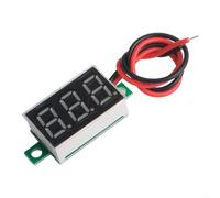 0 36 Inch LED Digital Voltmeter, Accurate DC Voltage Readings from 4 5V to 30V, 2 Line Display, for Various Applications (blue)