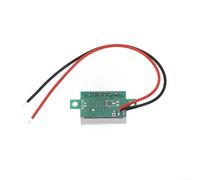 0 36 Inch LED Digital Voltmeter, Accurate DC Voltage Readings from 4 5V to 30V, 2 Line Display, for Various Applications (green)