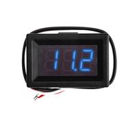 0.36 Inch Voltage Measurement Tool 3-Digit DC 0-100V Mini Voltage Meter LCD Display Small Voltage Gauge Motor Vehicle Tools (Blue)
