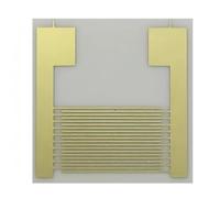 0.38 Alumina Ceramic Interdigitated Electrode IDE Capacitor Array Gas Humidity Sensor with Intelligent Chip -(10x10mm 5PCS)