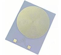 0.38mm Alumina Ceramic IDC Gold Electrode 23x18mm for Capacitive Sensors -50 to 350°C Operating Range(2pc)
