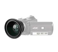 0.39X Super Wide Angle Lens for DV Cameras Mobile Phones, Increase Spatial Depth of Pictures, Clear Front and Back Scenes, Larger Coverage Area, Less Scene Influence, Suitable