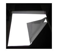 0.3m/0.5m/1m X 1m Luminous Silver Gray/Black/White Fabric Reflective Cloth Night Riding Sewing Material Safety Patch Cloth(Silver gray,0.3x1m)