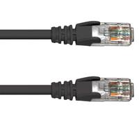 0.3M CAT.6 UTP PATCH CABLE - BLACK
