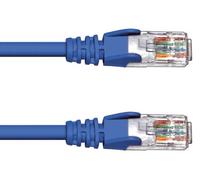 0.3M CAT.6 UTP PATCH CABLE - BLUE