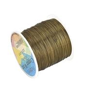 0.3mm 0.4mm 0.5mm Jewelry Wire Craft Wire Tarnish Resistant Copper Beading Wire for Jewelry Making Supplies and Crafting (Color : Antique Bronze, Size : (0.5MM) 62M)