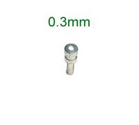(0.3mm) 10 PCS Quick Slip Lock Nozzle 0.1mm-0.6mm Fogging Spray Sprinkler Misting Garden Nozzle for 6mm Quick Connector