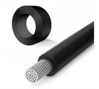 0.3mm²-35mm² Marine Cable Single Core 600/1000V, 320FT Tinned Copper Flame & Cold Retardant Waterproof Flexible Shipboard Control Wire, for Marine & Offshore Use (CBVR)(25 mm²)