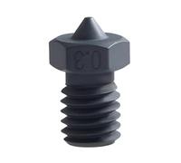 0.3mm 4mm 6mm Nozzle for 3D Printer, Hardened Steel with Coating, High Temperature Resistance Nozzle