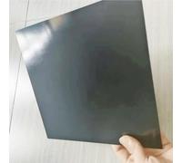 0.3mm Black G10 Epoxy Glass Fiber Template Board for Printer - Durable Fiberglass Sheet(235x235mm)