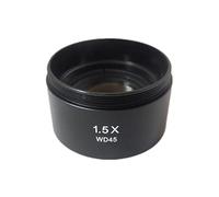 0.3X 0.5X 0.75X 1X 1.5X 2X Barlow Objective Lens Working Distance Auxiliary Lens For Stereo Microscope Thread 1-7/8" M48*0.75 (Color : 1.5X)