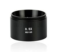 0.3X 0.5X 0.75X 1X 1.5X 2X Barlow Objective Lens Working Distance Auxiliary Lens For Stereo Microscope Thread 1-7/8" M48*0.75 (Color : 0.5X)