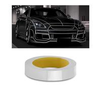 0.4''×197''Car Reflective Strips Stickers for Body Rim,Funny DIY Warning Safety Decoration Strip Decals,Self-Adhesive Night Visibility Reflective Pinstripe Tape for Most Cars,Motorcycle,Bike (Silver)