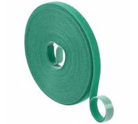 0.4 in x 32 Ft Green Hook and Loop Cable Ties Cable Management Straps Double-Sided Self-Gripping Strips Wire Organizer, Cut to Length, Reusable Cord Wrap Fasteners Tape for Home Office Data Center