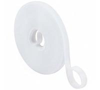 0.4 in x 32 Ft White Hook and Loop Cable Ties Cable Management Straps Double-Sided Self-Gripping Strips Wire Organizer, Cut to Length, Reusable Cord Wrap Fasteners Tape for Home Office Data Center