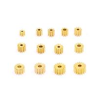 0.4 Modulus Teeth Brass Metal Copper Gear Toy Car Transmission Fit 1mm 1.5mm 2mm shaft 7T 0.98MM HOLE ICXLPMC