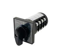 0-4 Position 20A Four Poles 16 Screws Rotary Cam Switch Manual Transfer Changeover HZ5B-20/4