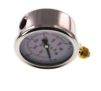 0..400 Bar (0..5802 psi) Glycerin Pressure Gauge Below Stainless steel/Brass 63 mm Class 1.6