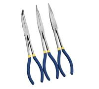 0/45 / 90 Degree Straight Bent Tip Equipment Long Nose Pliers Hand Tool Ergonomic Handle Equipment Bent Nose Pliers